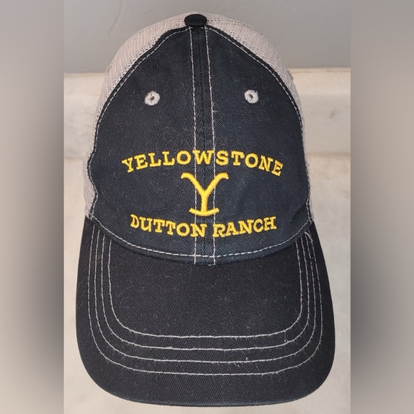 Yellowstone Dutton Ranch Logo Embroidered RetroTrucker Hat - Picture 1 of 8